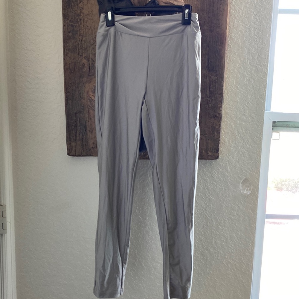 Silver leggings size small